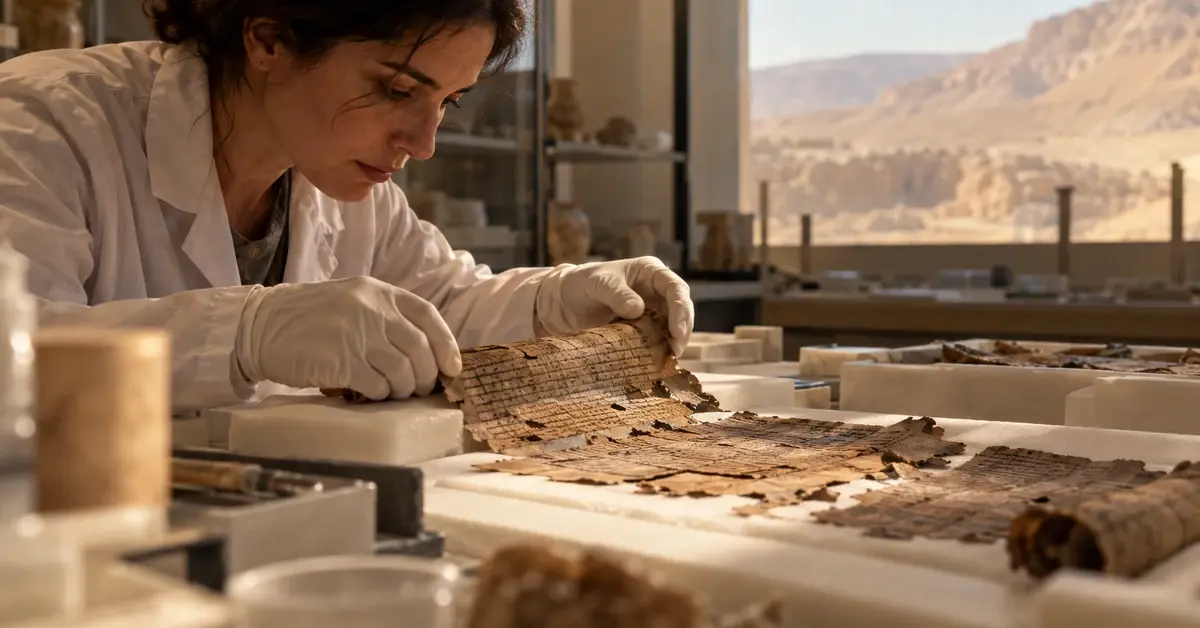 Dead Sea Scrolls unrolled for research