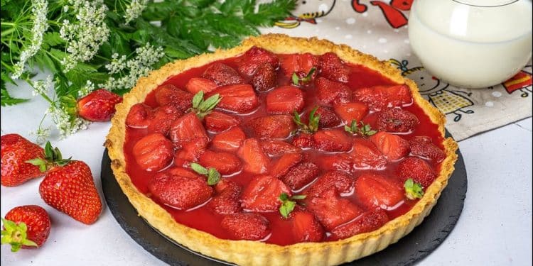Нереално вкусен ягодов пай: тайната е в пълнежа. Всички търсят тази рецепта, а аз ги лекувам | One Minute